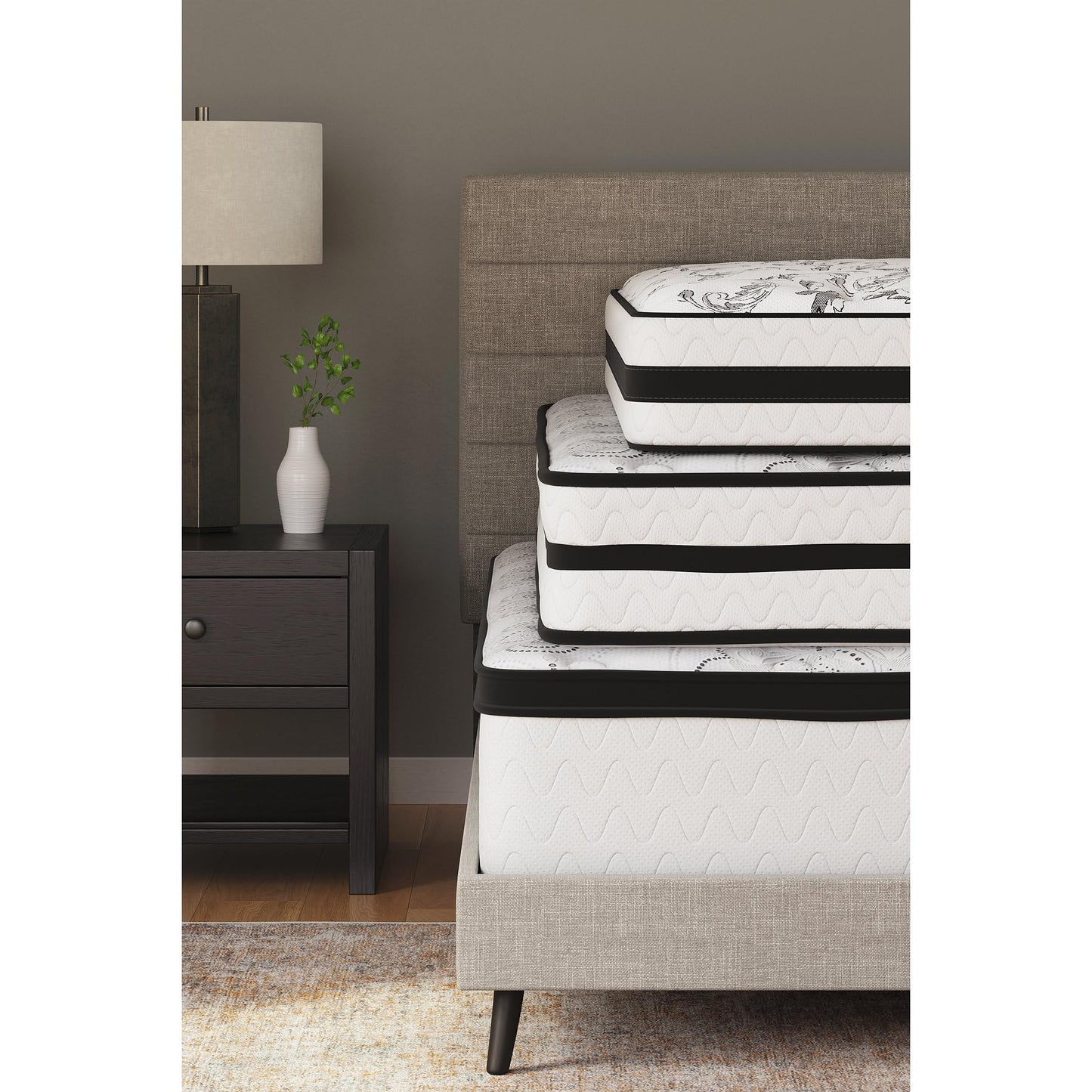 Ashley Signature Design Chime 12 Inch Plush Hybrid King Mattress